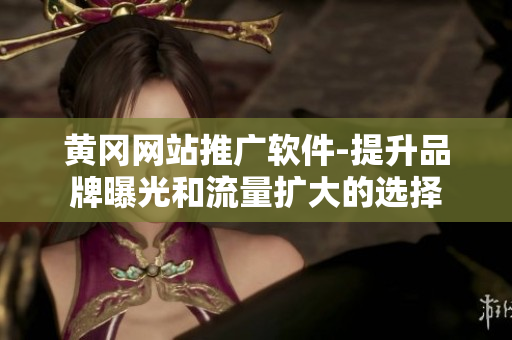 黄冈网站推广软件-提升品牌曝光和流量扩大的选择
