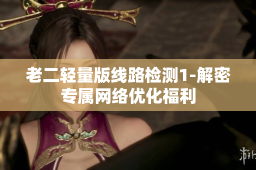老二轻量版线路检测1-解密专属网络优化福利
