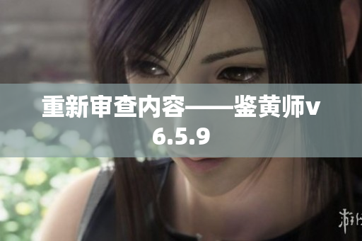 重新审查内容——鉴黄师v6.5.9