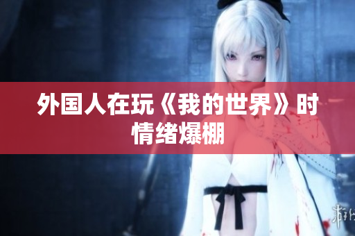 外国人在玩《我的世界》时情绪爆棚