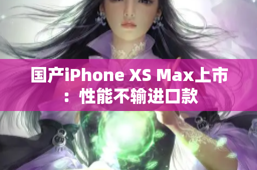国产iPhone XS Max上市：性能不输进口款