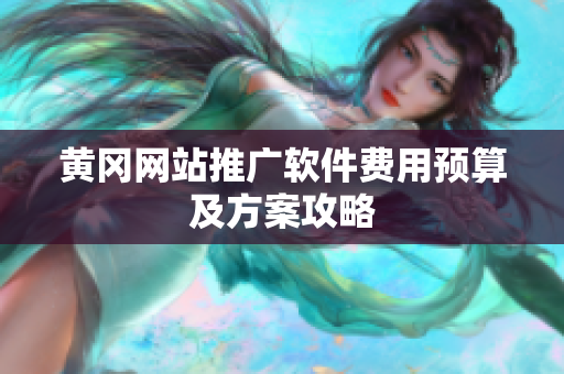 黄冈网站推广软件费用预算及方案攻略