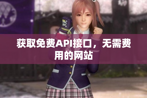 获取免费API接口，无需费用的网站